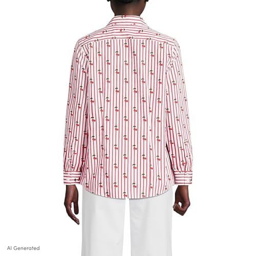 Image of Lands' End Women's Pinwale Cord Long Sleeve Shirt