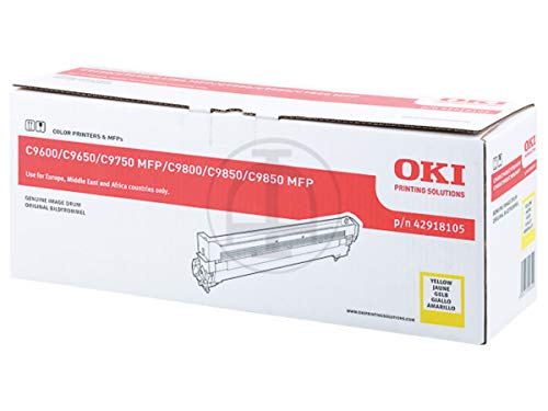 Tambour jaune OKI C 9850 HDTN 42918105 haute autonomie de 30000 pages