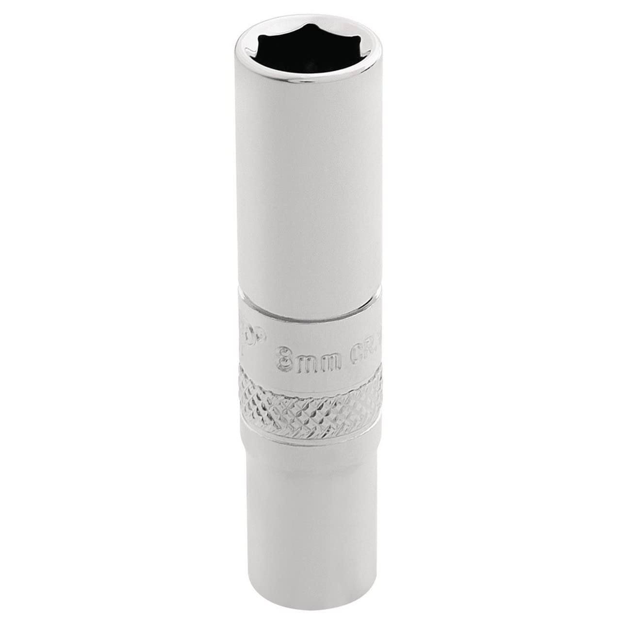 Draper 1/4" Drive Polished Finish Hi Torq Deep Hexagon Socket Metric 1/4" 8mm