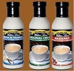 Walden FarmsHazelnut, Original Cream and French Vanilla Coffee Creamer 12 oz Bottle - Vegan, Paleo and Keto Friendly, Non-Dairy Milk Substitute, 0g Net Carbs - For Coffee, Smoothies, Shakes and More