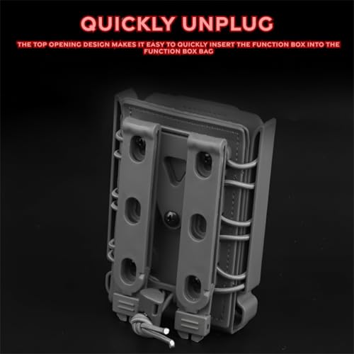 image for rabuu Soft Shell Clip Case 2nd Gen, 5.56/7.62 Universal MOLLE Pouch, N