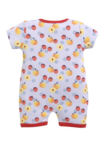 Image of BABYGO Baby Half Sleeve Rompers 100% Cotton for New Born Baby|Daily Suits for Baby Boys & Girls| 0-3M| 3-6M|6-9M|Onesies| Infant Clothes | Pack of 1