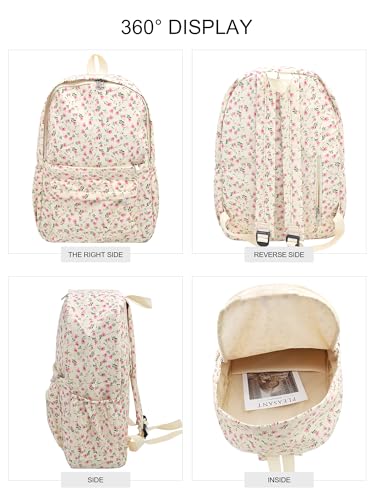 Nylon Backpack Lightweight Travel Daypack Rucksack Laptop Backpack 211pink3