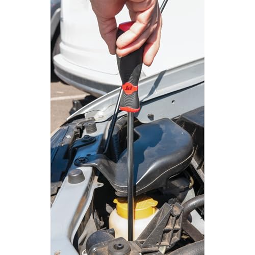 Image of Performance Tool W30983 Black & Red Slotted Screwdriver, 3 /8 inch x 12 inch