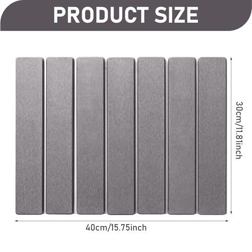 Tapis de bain en diatomite absorbant pliable et séchage rapide