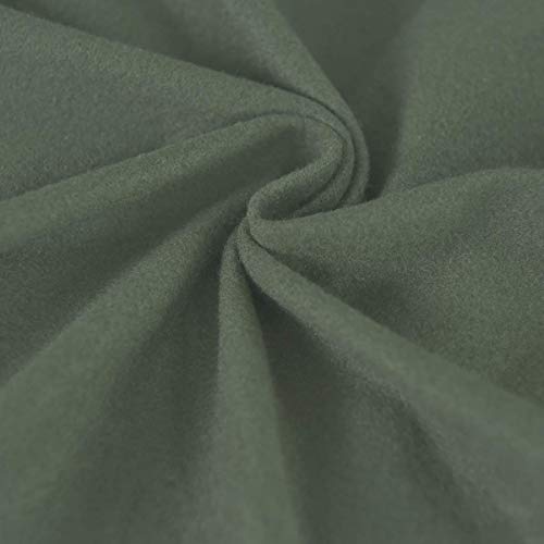 Image of Easy-Going 8 Pieces Microfiber Stretch Sectional Recliner Sofa Slipcover Soft Fitted Fleece 3 Seats Couch Cover Washable Furniture Protector with Elasticity for Kids Pet(Recliner Sofa,Greyish Green)