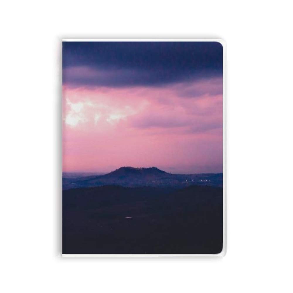 Carnet de notes souple nuages foncés ciel - Cahier écriture - 4