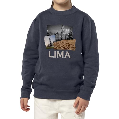 Sweatshirt enfant Lima Pérou robuste contre le froid dans la cour
