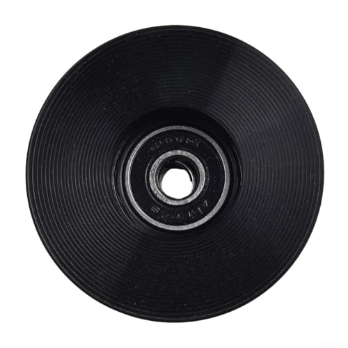 78A Skateboard Rollen und ABEC9 Kugellager mit Abstandshalter Set für Longboards und Cruiser (Schwarz)