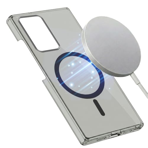 Image of Jkobi Lifetime Anti-Yellow MagSafe Compatible Clear Back Cover Case for Samsung Galaxy Note 20 Ultra 5G (Sleek Hard Crystal | Shockproof and Camera Protection)