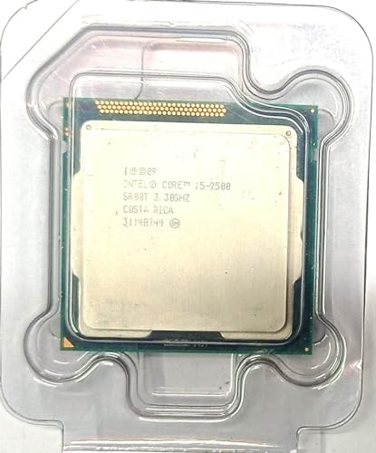 Image of Core i5-2500 2nd Gen Desktop Processor, 3.3 GHz (Turbo 3.7 GHz), Quad-Core, LGA 1155 Socket, 6MB Cache Supports H61 Motherboards