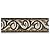 Stone Center Online Garden Emperador 4.7x15.7 Marble Mosaic Border Listello Tile Polished for Kitchen Backsplash Bathroom Flooring Shower Surround Dining Room Entryway Corrido Spa (1 Piece)