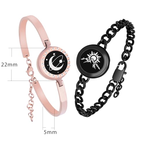 EAOYAO Long Distance Touch Bracelets - Image 4