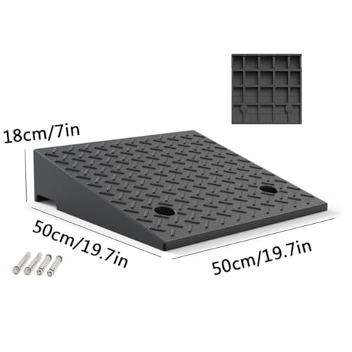 Rampa para bordillos de goma robusta 18cm altura miniatura 4