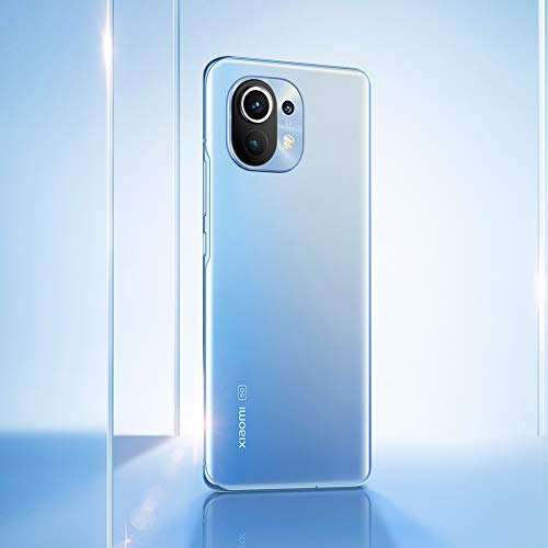 Xiaomi Mi 11 5G - Smartphone 8GB+128GB, 6,81” WQHD+ AMOLED quad-curved DotDisplay, Snapdragon 888, 108MP+13MP+5MP Triple Camera, 4600mAh, Horizon Blue (UK Version+2 Year Xiaomi Warranty)