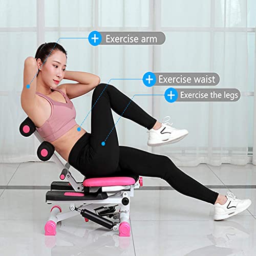 Image of 2in1 Twister Stepper Machine V-Type Sport Mode Clim Machine with Resistance Bands Sliming Fitness Equipment for Beginners and Advanced Users