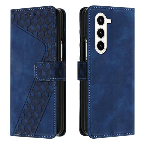 Coque Samsung Galaxy Z Fold 5 anti-choc avec pochette cartes et aimant