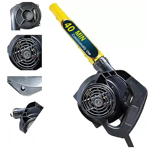 Image of ELMICO 700W 100% Copper Armature /PC Cleaner /Dust Cleaner /AC Cleaner Air Blower Machine for Home (Black) /Air Blower Machine Heavy Duty Guaranteed Motor continuously 40 min use /