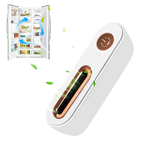 Fridge Deodorizer Reusable for Years, Mini USB Refrigerator Deodorizer More Effective than Baking...