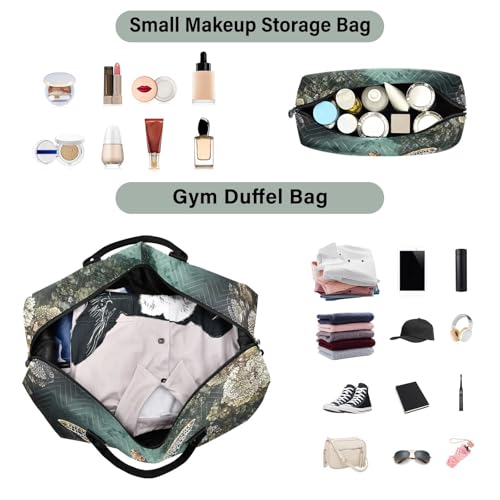 Large Travel Duffel Bag, Sea Turtle Swim Sport Tote Gym Bags, Shoulder Weekender Overnight Bags for Women Men, Carry On Luggage with Toiletry Bag4