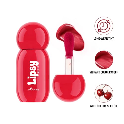 Image of Daily Life Forever52 Lipsy Lip Tint | Hydrating Glossy Lip Colour with Cherry Seed Oil, Meadowfoam Oil & Hyaluronic Acid | Buildable Pigment, Non-Sticky, Long-Lasting Lip Stain, Coral Crush -02