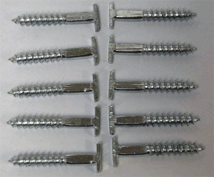 Extra Fine Finish Security T Screw (10 Pack)