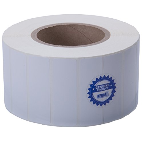 Kenco Premium Inkjet 3 X 1 Rectangle High Gloss Paper Roll-Fed Inkjet Labels. Compatible with Primera Color Label Printers and Many Other Printer Brands. Supplied 2500 Labels on a 3 core.