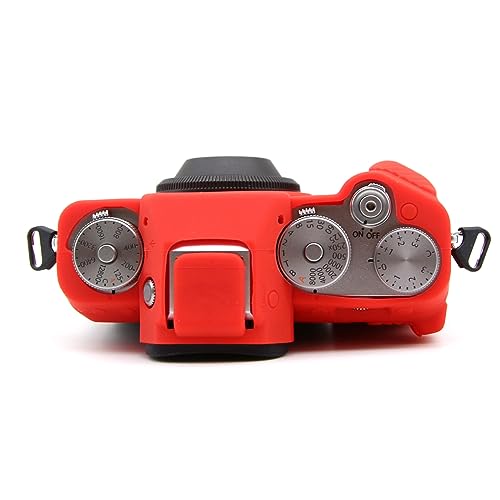 Rieibi Fuji XT5 X-T5 Case, Soft Silicone Protective Case for Fujifilm XT5 X-T5 Camera, Lightweight Fuji X-T5 Camera Case - Red - Image 3