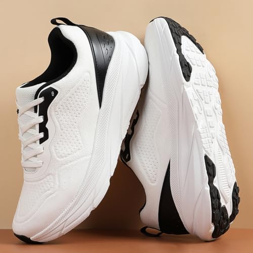 Image of Breathable Running Shoes for Men Non Slip Slip On Walking Shoes Lightweight Walking of Mesh Workout Fashion Comfortable