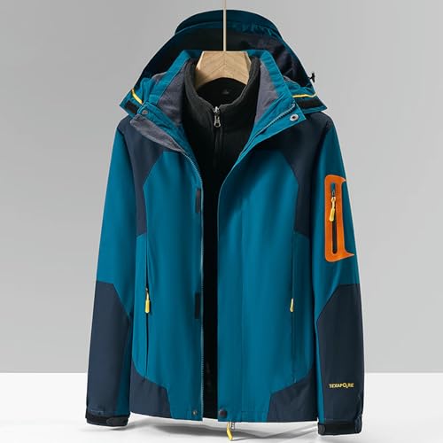 Chaqueta impermeable 3 en 1 cortavientos con forro extraíble mujer blanca SG 4