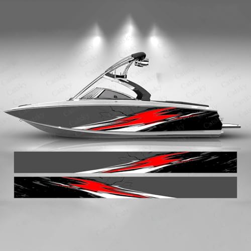 Colorful Stripes Graffiti Boat Wrap