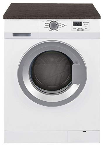 Brandsseller Waschmaschinenbezug & Trocknerbezug 60x60 cm - gepolsterter Schonbezug für Waschmaschine und Trockner – Schutzhülle mit Gummizug - Anthrazit