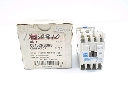 NEW CUTLER HAMMER CE15CNS3AB 120V-AC 7.5HP 12A AMP AC CONTACTOR D541918 miniatura 1