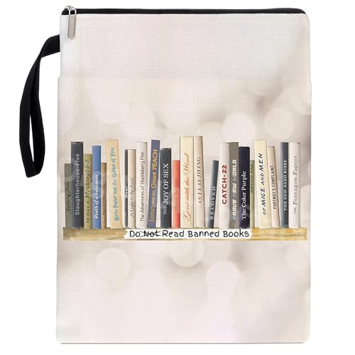 Book Covers，Book Sleeve with Zipper, Book Lover Gifts, Not...