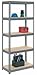 Nexel Industries RLX328 12 x 36 x 96 in. 5 Shelf Wood Deck Rivet Lock Shelving Unit