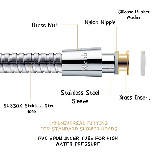 Las Mejores Mangueras de ducha en México. 21 manguera de ducha marca Klabb (3)