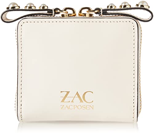 ZAC Zac Posen Women's Eartha Zipped Small Wallet-Pearl Lady