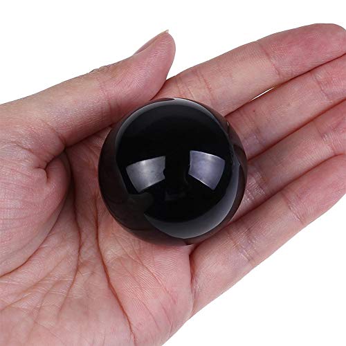 Ksruee Bola De Cristal De Obsidiana Fengshui, Meditación Genuina 100 Natural, Esfera...