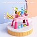 GGRH 2026 Upgraded Water Table for Toddlers 1-3 - Outdoor Toys for Kids Ages 4-8 with Pump, Summer Outside Sensory Activity Pool Toys, Kitchen Play Sink Toy with Running Water, Fishing Toy, Pink
