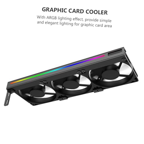 Ventilador GPU ARGB refrigeración PC con efecto luz sincronizada LABRIMP elegante 3