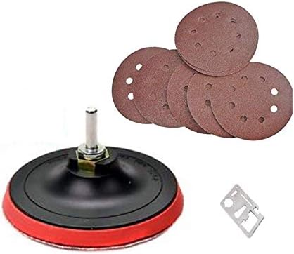 Makita 5-Inch Sanding Discs - 120 Grit, 5-Pack, Resin Bond For Metal & Wood (#742110-4)