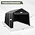 Real Relax Portable Storage Shed 8x14ft, Heavy Duty Outdoor Carport Canopy with Rolled up Zipper Door for Bikes, Motorcycles, Outdoor Tools