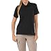 5.11 Tactical #61164 WoMen's Tactical Short Sleeve Polo Shirt (Black, Large)