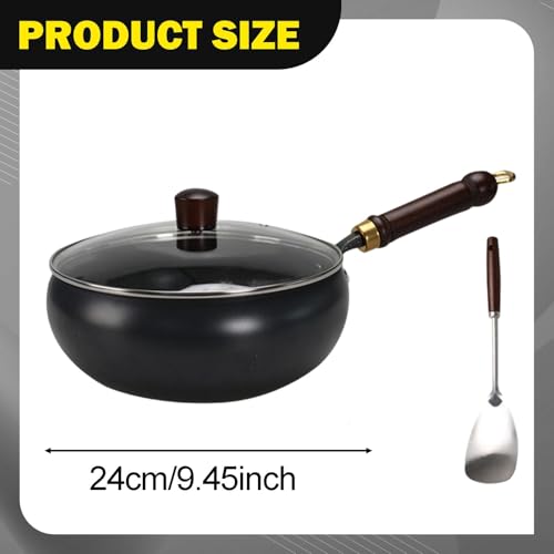 Wok de Hierro con Tapa y Espátula, 24 cm miniatura 3