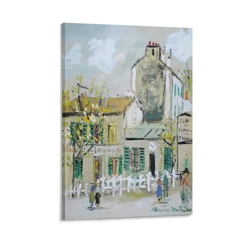 tXMaurice Utrillo[XEEg̓ssi|X^[ (68) ǃA[g vg rO Q _CjO[ oX[ z[20x30inch(50x75cm)