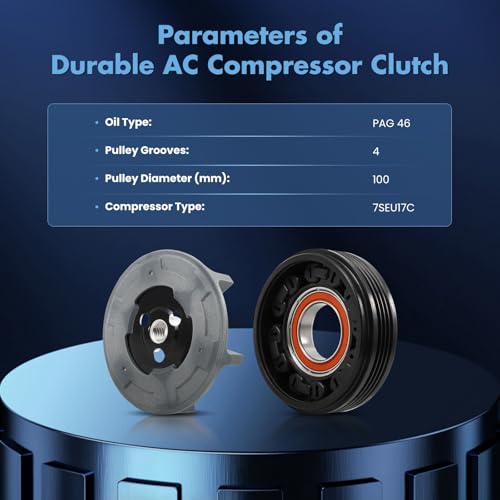 Image of ECCPP AC Compressor Clutch for BMW for 335d 3.0L 2009-2011