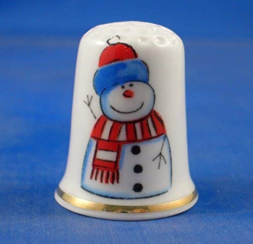 DÉ À COUDRE De Collection En Porcelaine Décoré D'un Couple D