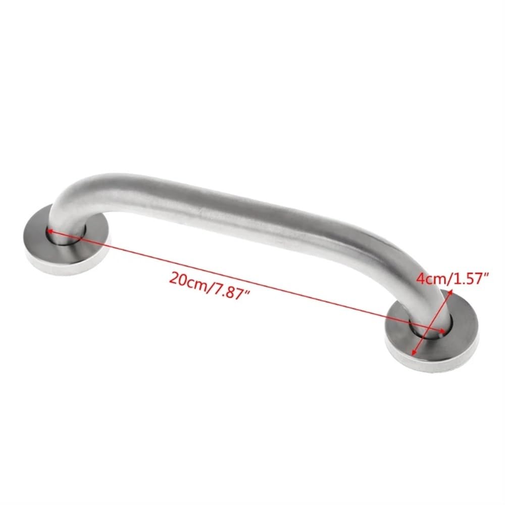 Barra de apoyo for ducha de baño de acero inoxidable, barra de seguridad for pared, toallero de 20 cm Asidero Baño