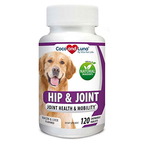 Glucosamine for Dogs, Hip and Joint Support for Dogs, MSM, Chondroitin, Pain Relief