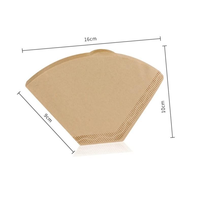 Kegel-Kaffeefilter Verhindern Überlauf, 300 Stück For Kaffeefilterpapier For Kaffeeliebhaber